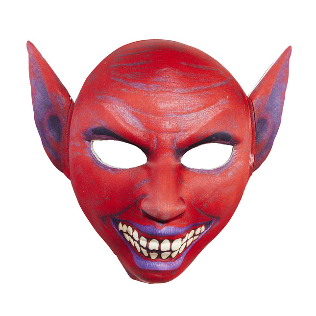 Halloween Maske Bordeaux Roter Teufel