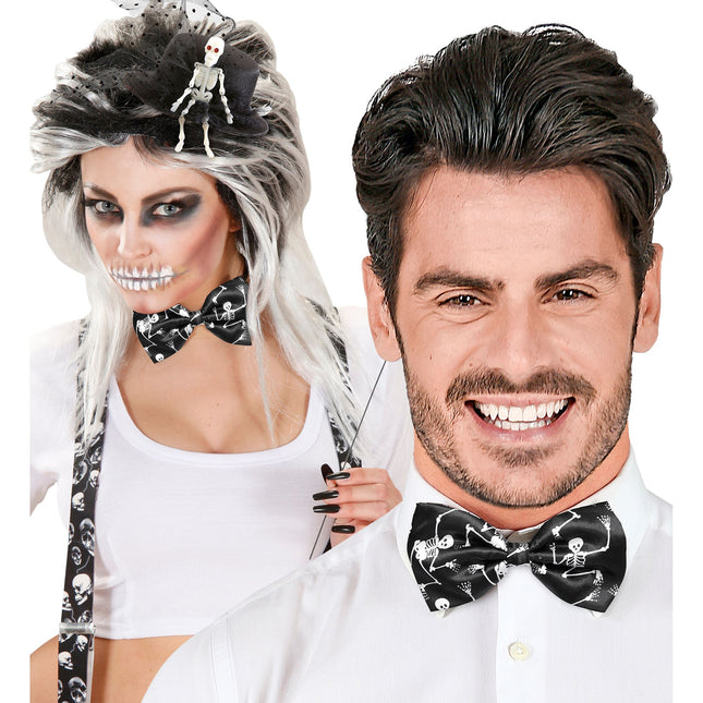 Halloween Schleife Skelett