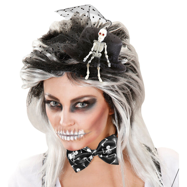 Halloween Schleife Skelett