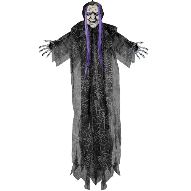 Halloween Puppe Hexe 1,1m