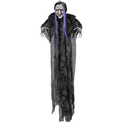 Halloween Puppe Hexe 1,1m