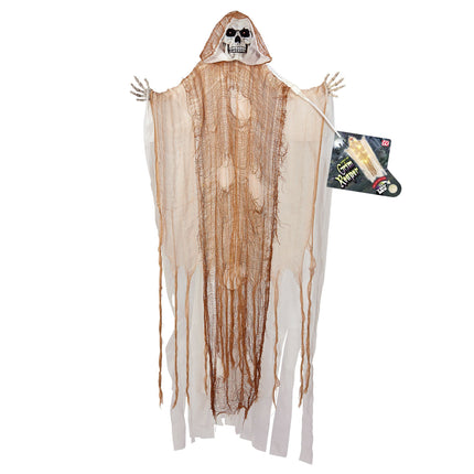 Halloween Puppe Sensenmann mit Licht
