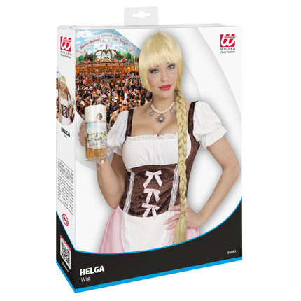 Oktoberfest Perücke Blond Helga