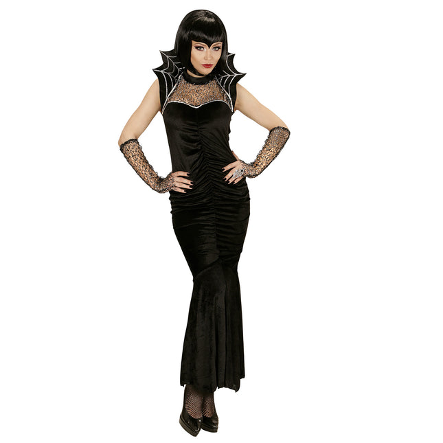 Halloween Kleid Damen Spiderella