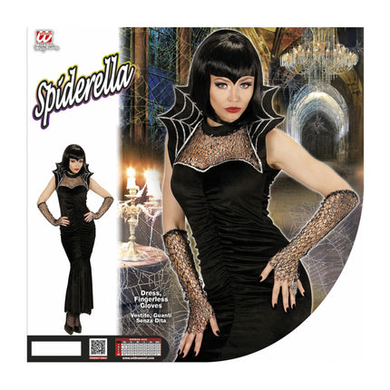 Halloween Kleid Damen Spiderella