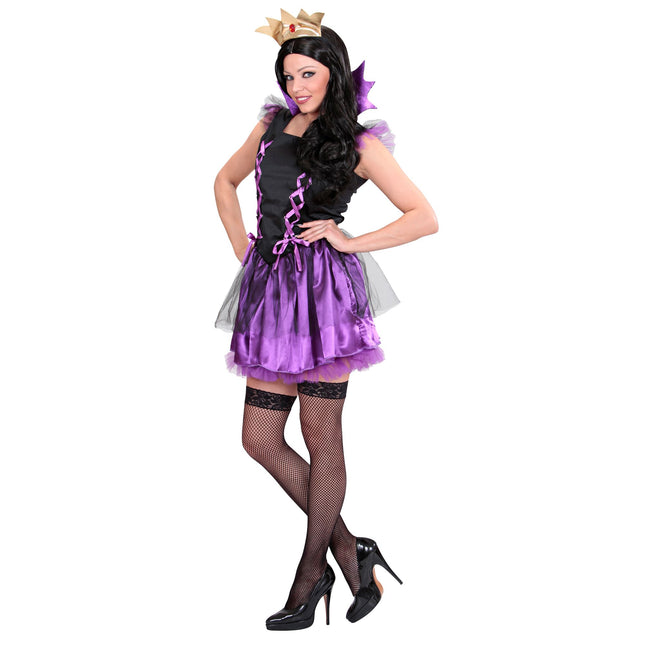 Halloween Kleid Lila Damen Melfizia