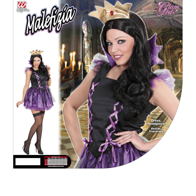 Halloween Kleid Lila Damen Melfizia