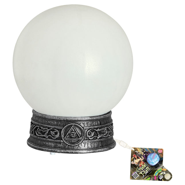 Halloween-Glaskugel mit Licht