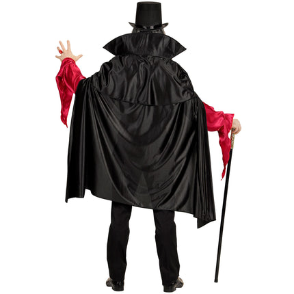 Halloween Kostüm Schwarzer Vampir für Männer