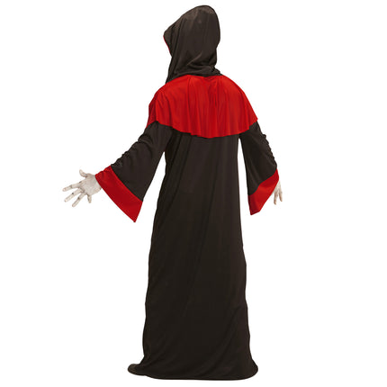 Halloween Kostüm Schwarz Rot Herren Dämon