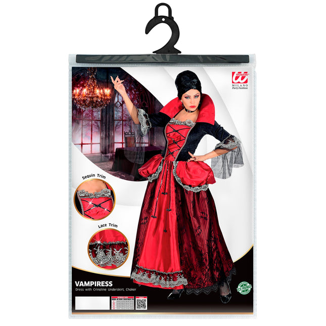 Halloween Kleid Damen Vampir 3 Stück
