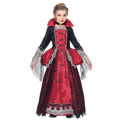 Halloween Kleid Mädchen Vampir 3 Stück