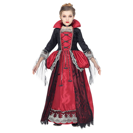 Halloween Kleid Mädchen Vampir 3 Stück