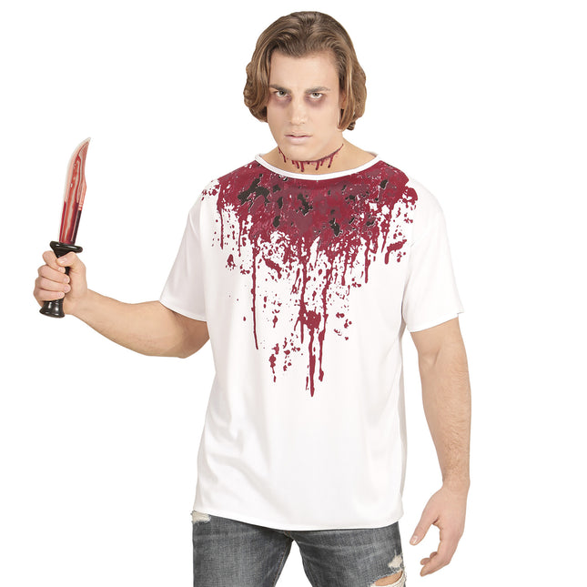 Halloween Shirt Männer Blutig