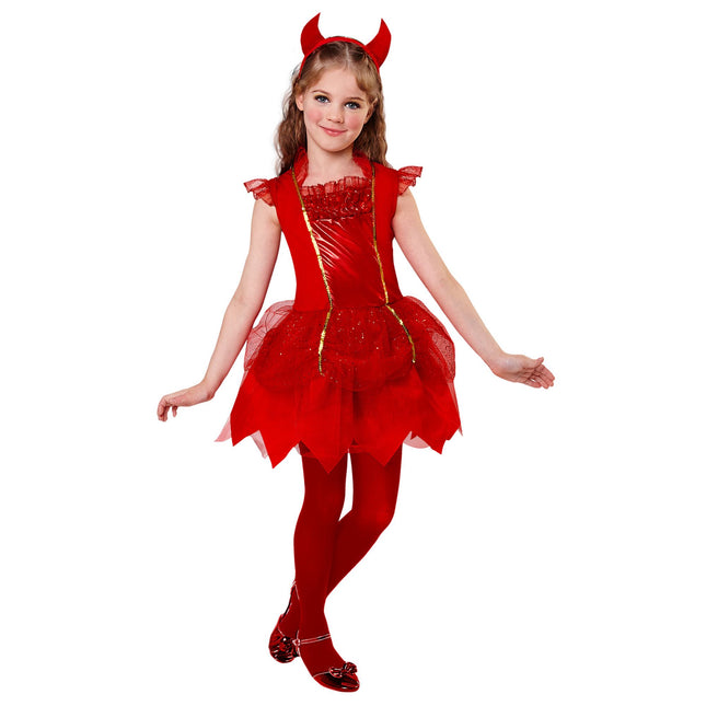 Halloween Kleid Girl Devil 2 Stück
