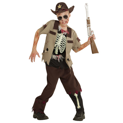 Halloween Kostüm Junge Zombie Cowboy