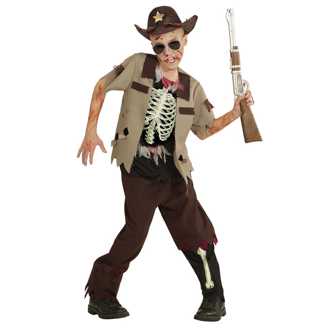 Halloween Kostüm Junge Zombie Cowboy
