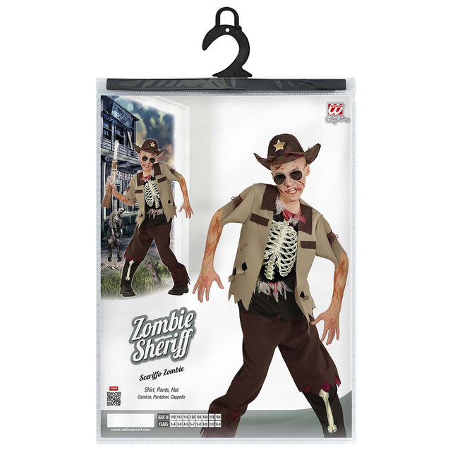 Halloween Kostüm Junge Zombie Cowboy