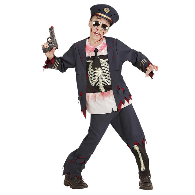 Halloween Kostüm Junge Polizei Zombie