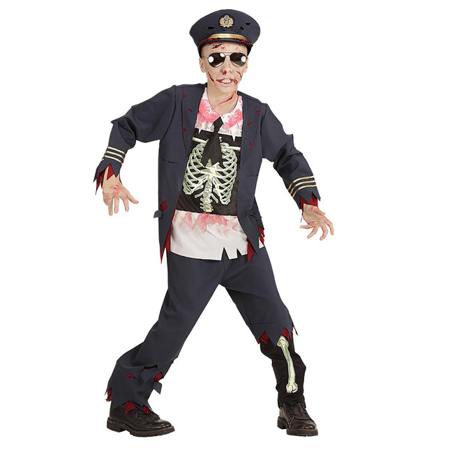 Halloween Kostüm Junge Polizei Zombie