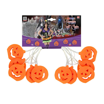 Halloween Girlande Kürbis 2,5m