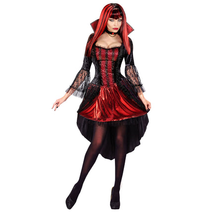 Halloween Kleid Damen Vampir 2 Stück