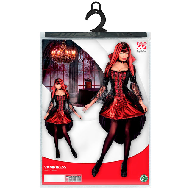 Halloween Kleid Damen Vampir 2 Stück