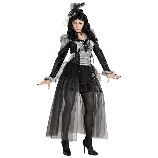 Halloween Kleid Damen Gräfin