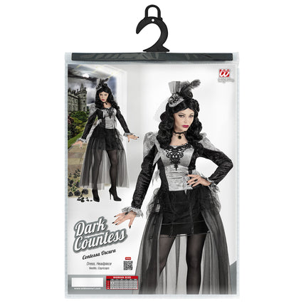 Halloween Kleid Damen Gräfin