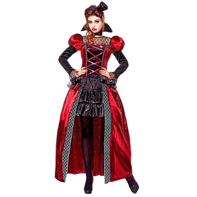 Halloween Kostüm Damen Vampir 3-teilig