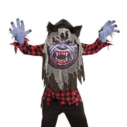 Halloween Kostüm Grauer Werwolf