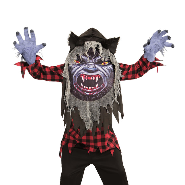 Halloween Kostüm Grauer Werwolf