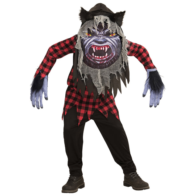 Halloween Kostüm Grauer Werwolf