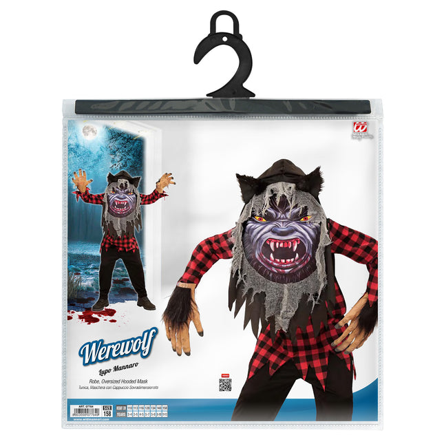 Halloween Kostüm Grauer Werwolf
