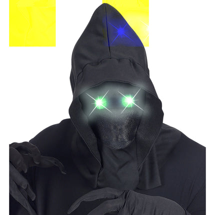 Halloween Maske mit grünem Licht