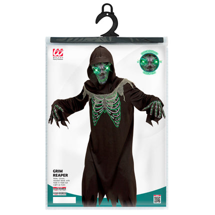 Halloween Kostüm Kind Skinny Reaper 4 Stück