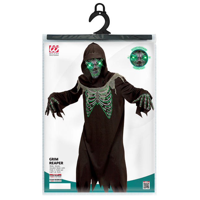 Halloween Kostüm Kind Skinny Reaper 4 Stück