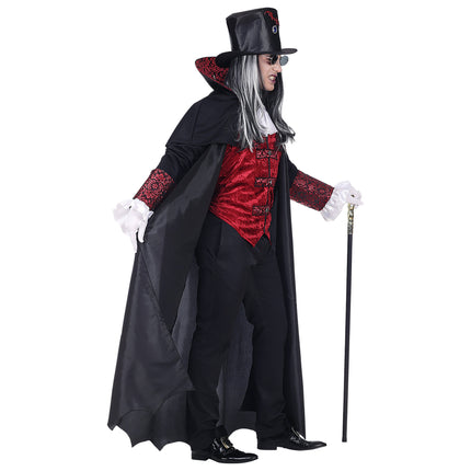 Halloween Kostüm Herren Vampir 4-teilig