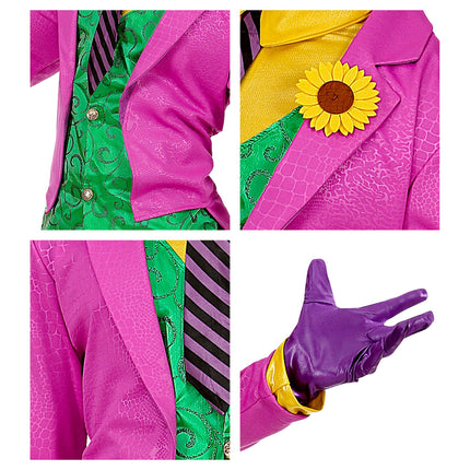 Halloween Kostüm Rosa Joker für Männer