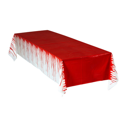 Halloween Tischtuch Blut 2,75m