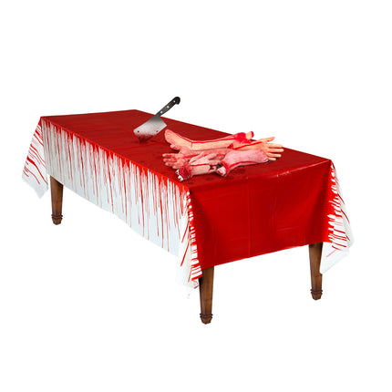 Halloween Tischtuch Blut 2,75m