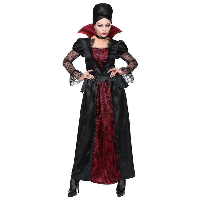 Halloween Kostüm Damen Vampir mit Halsband
