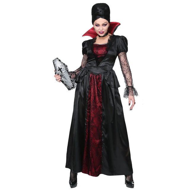Halloween Kostüm Damen Vampir mit Halsband