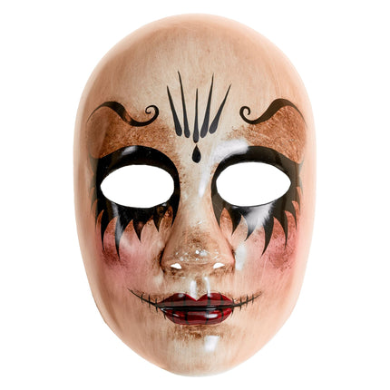 Halloween Maske Damen Puppe