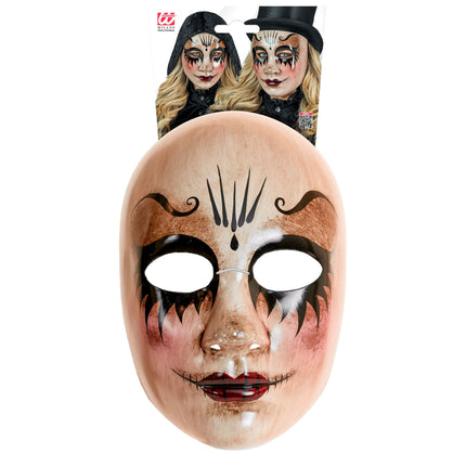 Halloween Maske Damen Puppe