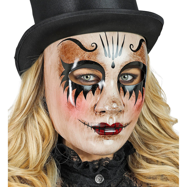 Halloween Maske Damen Puppe