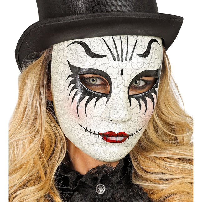Halloween Maske Gruselige Damen Puppe