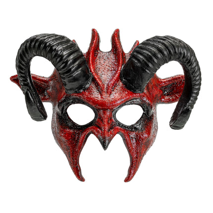 Halloween Maske Schwarzer Teufel