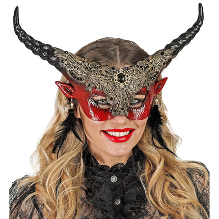 Halloween Augenmaske Teufel