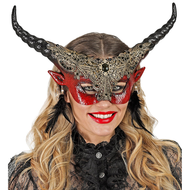 Halloween Augenmaske Teufel